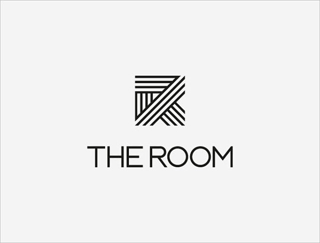 R字母 the room 服装 标志 图...