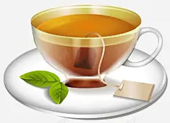 精美红茶和茶具 创意素材