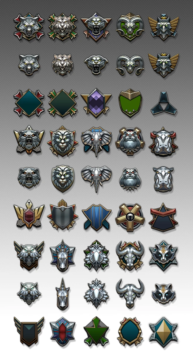Icons/Emblems Ghost In The Shell : FPS Game Icon Design-花瓣网