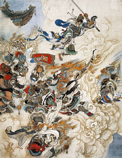 想养只猫的冰酱采集到上色插画