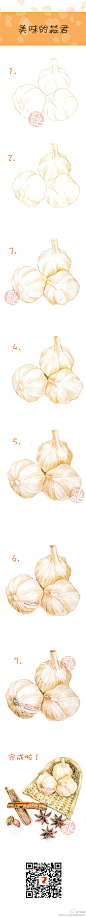 【手稿】大蒜君，虽然不是很喜欢你，不过你杀菌杀僵尸什么的，还是很不错滴！！
