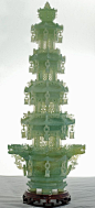 chinese-green-jade-carved-pagoda-1.gif 454×1.000 pixel