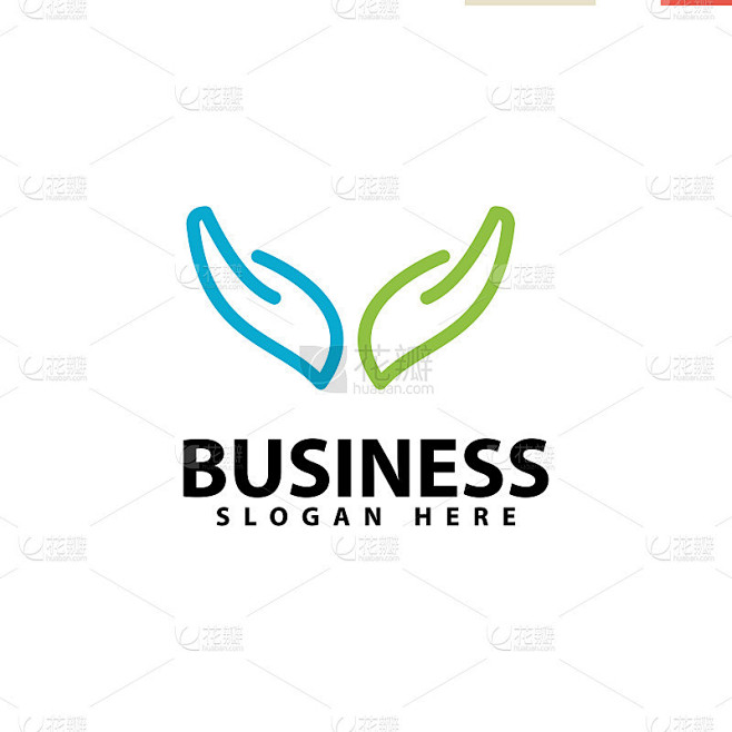 手图标模板设计矢量图标插图