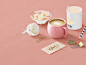 Beauty: Stationery, Cosmetics, Wedding, mockups : Awesome Mockup Scene Generator