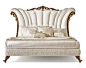 White Bed with Sommier: 