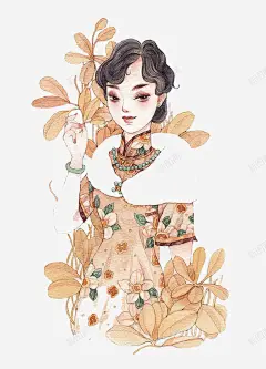 水彩女孩 免费下载 页面网页 平面电商 创意素材
