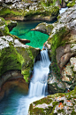翡翠池，阿尔卑斯山，奥地利 