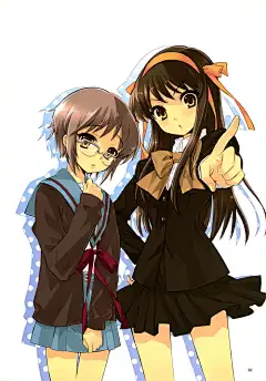 凉宫春日的忧郁 127P 超清壁纸 nagato_yuki-chan_no_shoushitsu_凉宫春日 榆林ACG 长门有希 动画壁纸 朝比奈