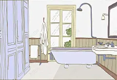 家居浴室 创意素材