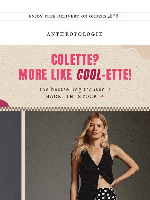 Anthropologie: COLET...
