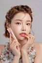 韩国护肤彩妆化妆品模特摄影参考