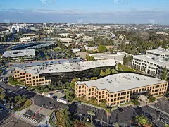 UTC鸟瞰图，大学城大型住宅和商业，圣地亚哥