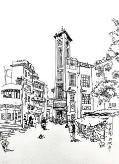 最近几张风景速写团练｜古村落｜建筑