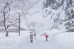 世界遗产，日本的Gokayama Ainokura gasshoo Shuraku村