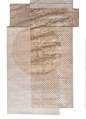 come around ivory wool and viscose hand tufted Rugs - HeadShot