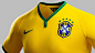 巴西队黄色世界杯球衣3d壁纸