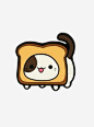 KleptoCats Bread Enamel Pin