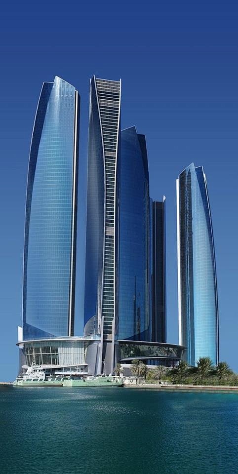 Etihad Towers in Abu...