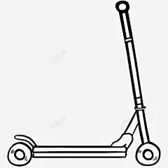 滑板车手绘儿童图标 免费下载 页面网页 平面电商 创意素材