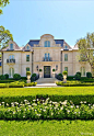 French Chateau Style Residential Estate and Formal Garden