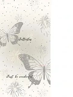 ins风系列壁纸｜浪漫蝴蝶 - 小红书