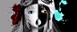 Anime 2560x1080 anime girls anime blue eyes open mouth vampires