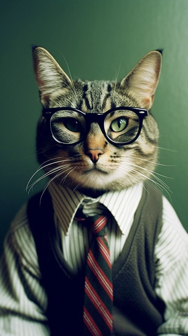 Midjourney_Prompts__QuantumScribble_Spectacled_cat_in_owners_arms ...