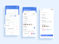 Task management tool calendar to do task design ui app