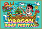 DRAGON BOAT FESTIVALBY FEITUFEI#端午奇妙游# #这就是中国风#@微博美学 ​​​​