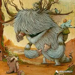 手绘丨小怪物过来让我摸摸头，开心一点～