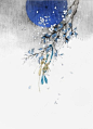 唯美古风水彩插画png免抠素材_新图网 https://ixintu.com 中国风 彩色水墨画 水彩画 花卉 花鸟鱼虫 古代风 风景 落花流水 诗情画意 山清水秀 古风物件 古风花卉 文人墨客 古风水彩