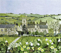 Church Tower and Snowdrops  by Vanessa Bowman: 