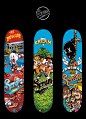 Scram Skateboards: Mascot Mayhem series. Spring release : Scram Skateboards latest release which I was super happy to design. Work really shouldn't be this much fun, but it is! Looking forward to many more fun times and stoking people out with Scram Skate