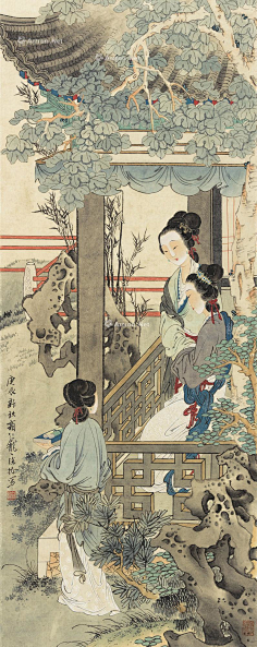 古代画作-花瓣网|陪你做生活的设计师 | 惜春作画