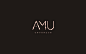 #logo设计# 简约不是少，而是没有多余。足够也不是多，而是恰到好处！AMU | 轻奢水晶珠宝定制 #珠宝店logo设计# #水晶店logo设计#