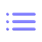 List Format  3D Icon