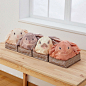 日本设计，小兔子收纳包，灵感来自日本传统文化风吕敷 Furoshiki/ふろしき