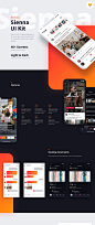 SIENNA UI KIT | MOBILE APP DESIGN CONCEPT : Sienna UI Kit is a high quality pack of 40+ social app screens based on iOS 11 which will accelerate your design process and will help develop an outstanding experience. This kit is created on powerful and easy-