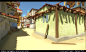 Lumberyard Engine - Stylized Port Demo, Andrew Harrington : This projects was demonstrated and Twitch Con 2015. It was designed to show the versatility of the Lumberyard Engine. I was responsible for creation of all the buildings, their textures and mater