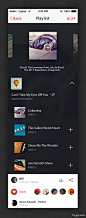 playlist音乐播放器APP UI设计