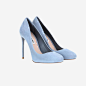 蓝色高跟鞋高清素材 单鞋 气质 蓝色 高跟鞋 免抠png 设计图片 免费下载