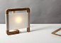 Wolfe & Maiden wooden desk lamp