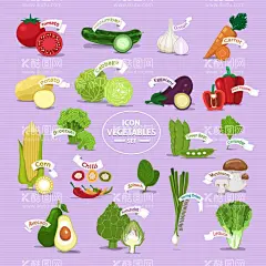 蔬菜插画素材  - 源文件下载【酷图网】蔬菜,水果,水果插画,蔬菜插画,手绘蔬菜,蔬菜矢量,蔬菜素材,卡通蔬菜,牛油果,茄子,玉米,萝卜,胡萝卜,豆角,辣椒,南瓜,蘑菇,大蒜,水萝卜,莴笋,青菜,白菜,