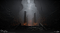 Demon's Souls - Unknown Egress, Colin Wagner : I was the World Owner and sole environment artist tasked with building this space. The space is a combination of assets made by myself, other artists at Bluepoint, and external artists. A huge thank you to:

