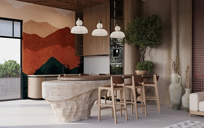 indoor visualization architecture interior design archviz Render corona ...