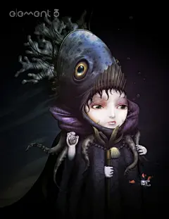 David Ho（何维正），美籍华人插画师。 #插画#