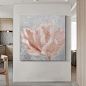 Johsmpaint手绘油画 抽象花卉客厅挂画现代北欧餐厅装饰画大尺寸-tmall.com天猫