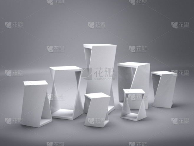 白色,底座,商品,空白的,三维图形,地铁...
