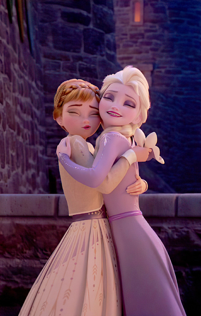 啊啊啊冰雪奇缘2再曝艾莎和安娜姐妹情深极清壁纸收图冰雪奇缘艾莎