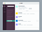 Slack dribbble